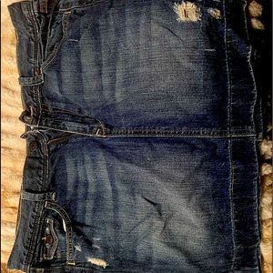 Womens Old Navy distress skirt size 10